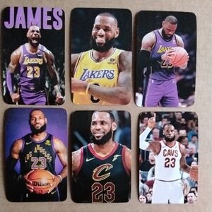 Basketball Star Playing Cards - Multi-Color LEBRON JAMES BASKETBALL CARDS LOT